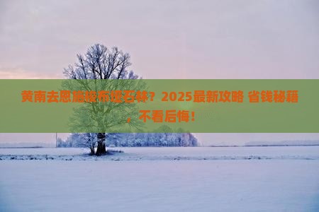 黄南到恩施梭布垭石林旅游