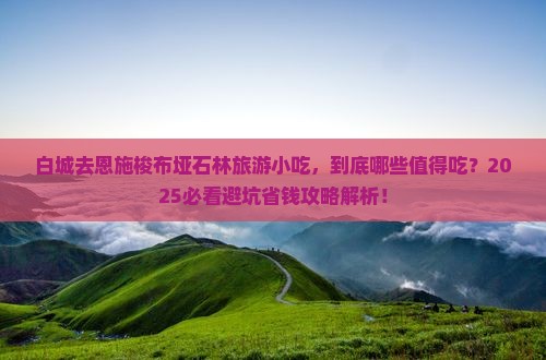 白城去恩施梭布垭石林旅游小吃