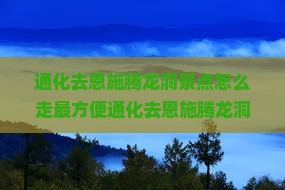 通化去恩施腾龙洞景点