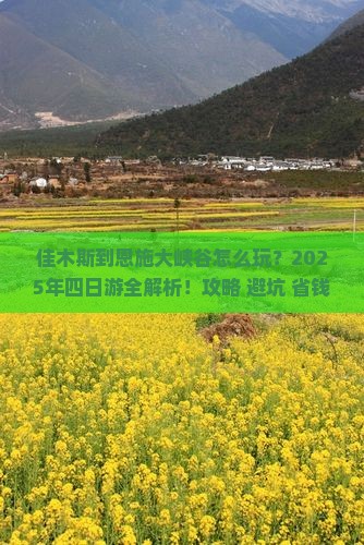 佳木斯到恩施大峡谷四日游