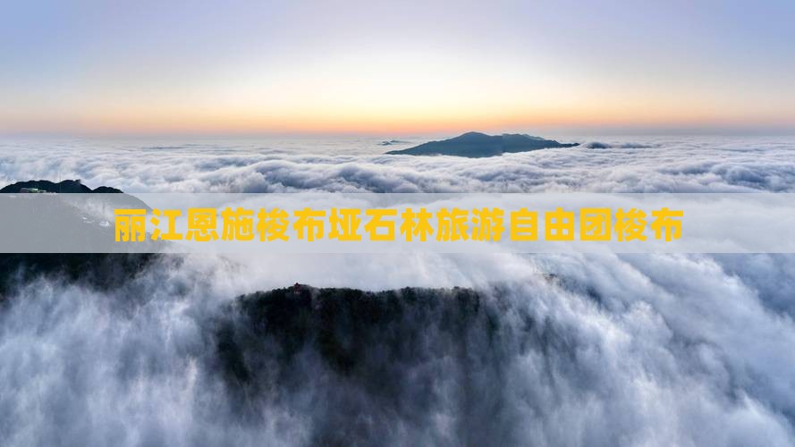 丽江去恩施梭布垭石林自由团