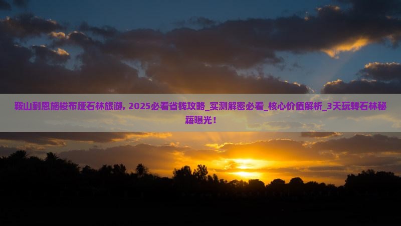 鞍山到恩施梭布垭石林旅游