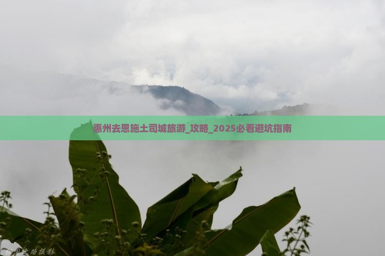 惠州去恩施土司城旅游