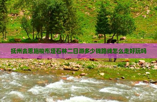 抚州去恩施梭布垭石林二日游