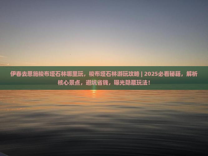 伊春去恩施梭布垭石林哪里玩