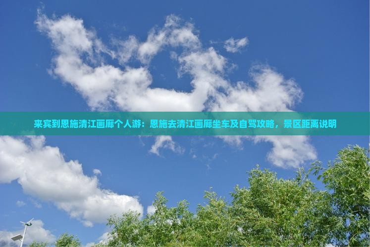 来宾到恩施清江画廊个人游
