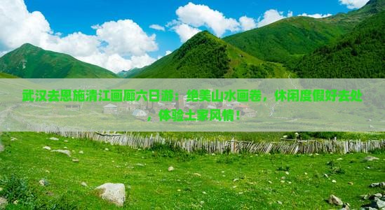 武汉去恩施清江画廊六日游