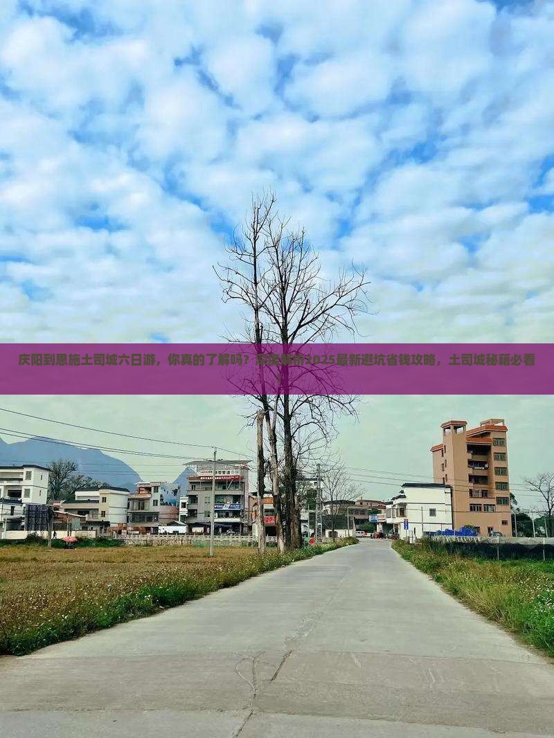 庆阳到恩施土司城六日游