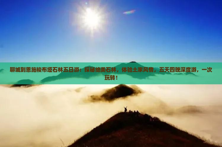 聊城到恩施梭布垭石林五日游