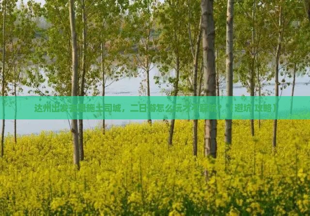 达州去恩施土司城二日游