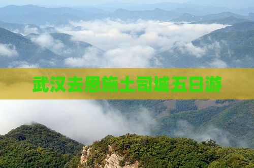 武汉去恩施土司城五日游