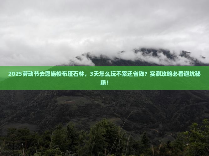 劳动节去恩施梭布垭石林攻略