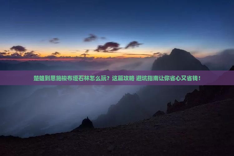 楚雄到恩施梭布垭石林旅行社