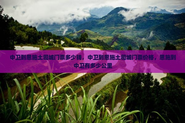 中卫到恩施土司城门票