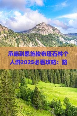 承德到恩施梭布垭石林个人游