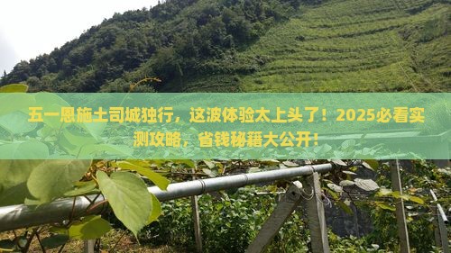 劳动节去恩施土司城个人游