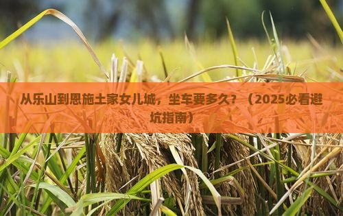 乐山到恩施土家女儿城景点