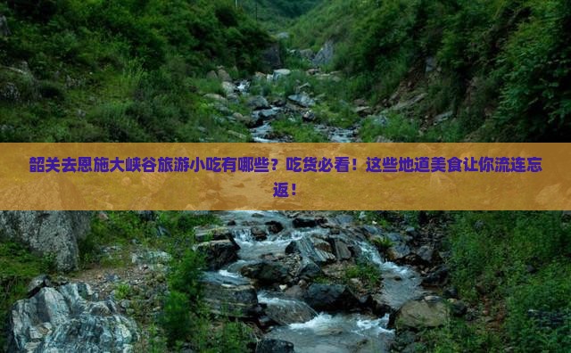 韶关去恩施大峡谷旅游小吃