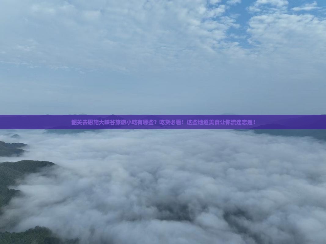 韶关去恩施大峡谷旅游小吃