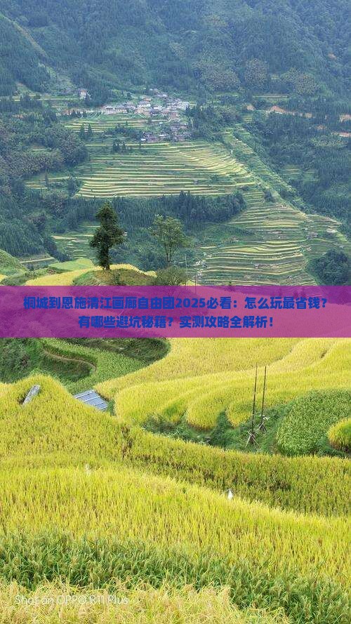 桐城到恩施清江画廊自由团
