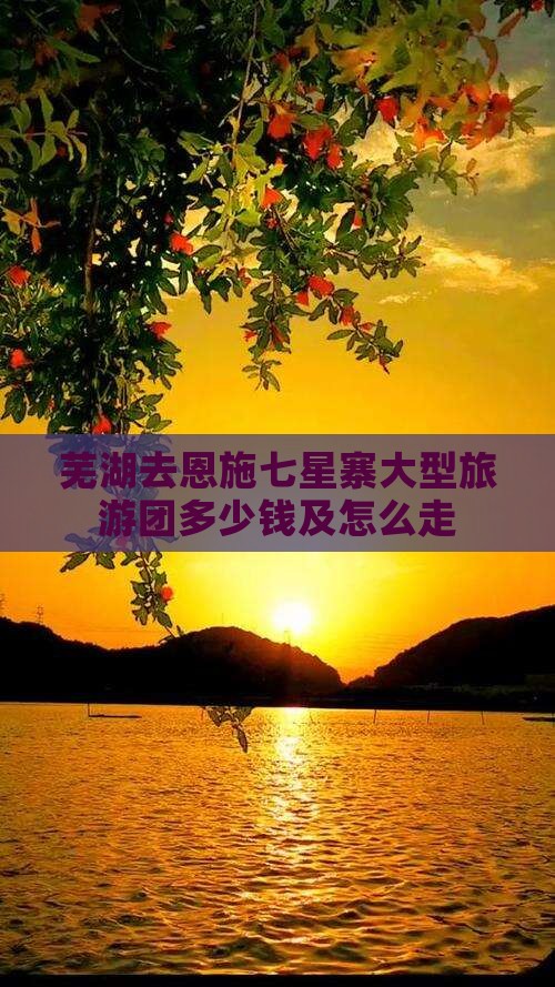 芜湖去恩施七星寨大型旅游团