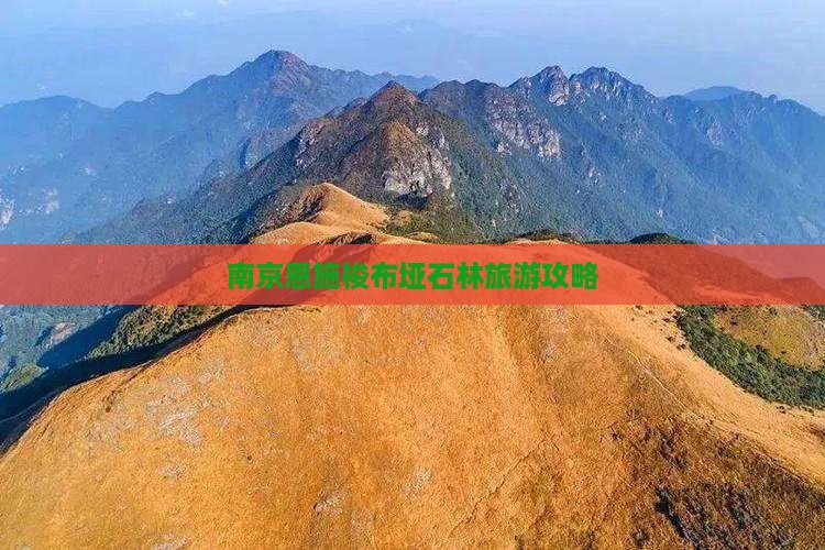 南京去恩施梭布垭石林自由行