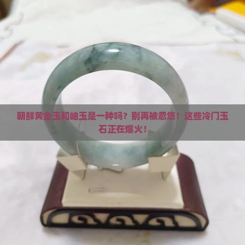 朝鲜黄金玉和岫玉是一种吗