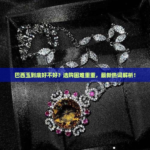 巴西玉好不好