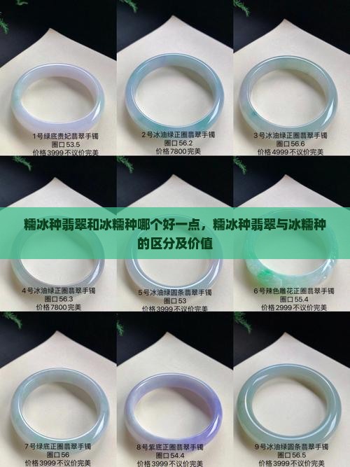 糯冰种翡翠和冰糯种哪个好一点