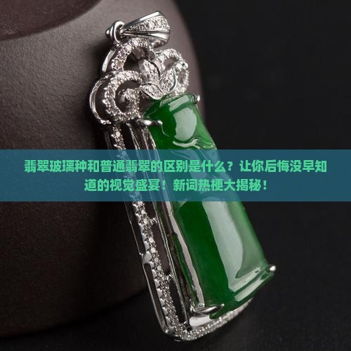 翡翠玻璃种有什么区别