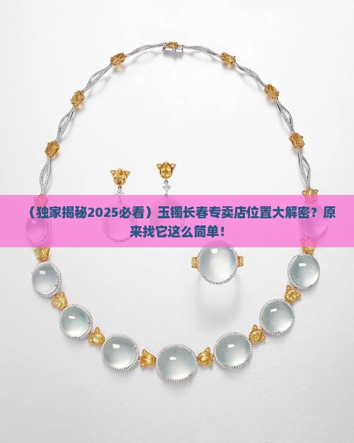 玉镯长春专卖店在哪