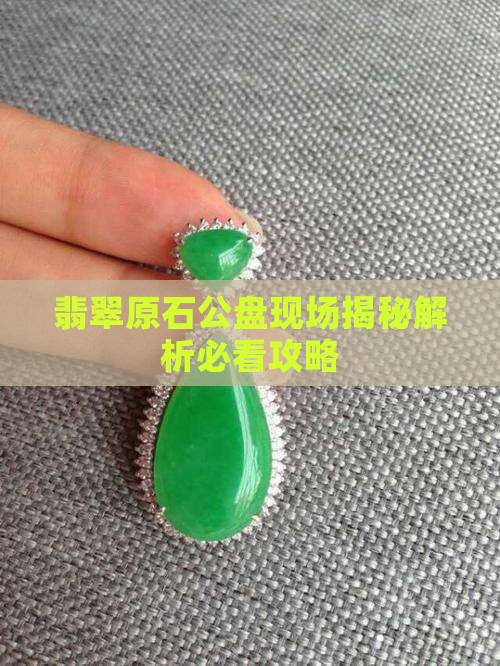 翡翠竞标现场