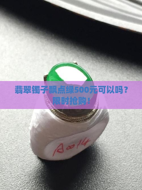 翡翠镯子飘点绿500元可以吗