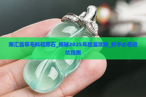 南汇翡翠毛料和原石
