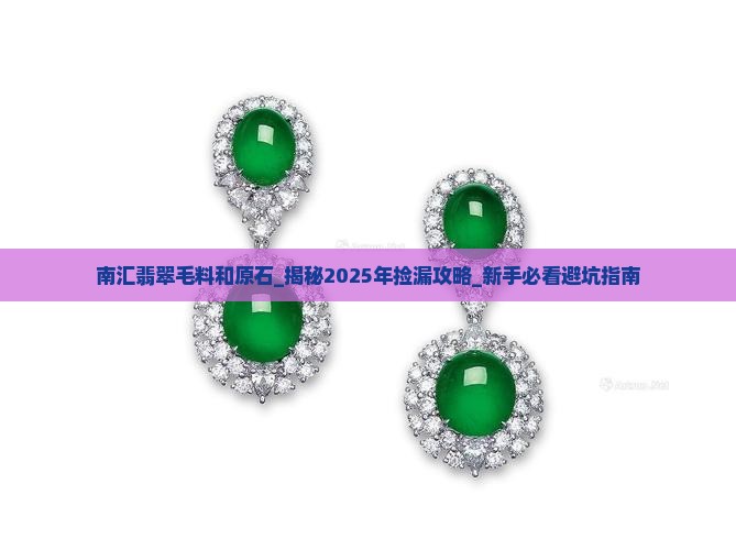 南汇翡翠毛料和原石