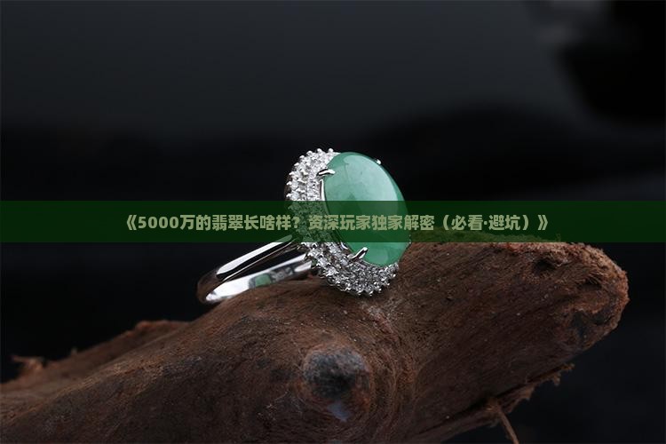 什么翡翠的品种值五千万元呢