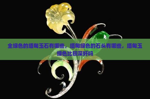 全绿色的缅甸玉石有哪些