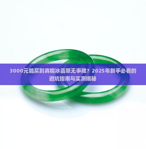 3000元糯冰翡翠无事牌
