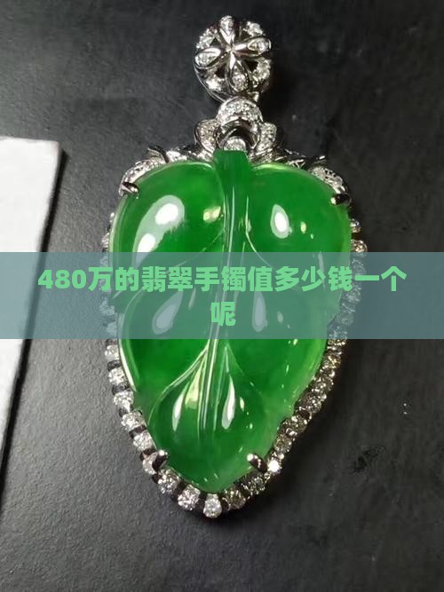 480万的翡翠手镯值多少钱一个