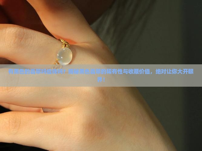 有黑色的翡翠吗值钱吗