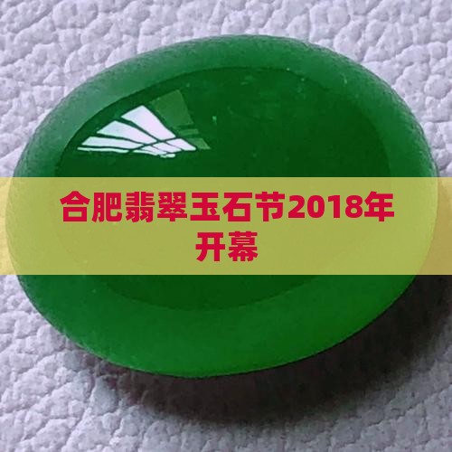 合肥翡翠玉石节2018年开幕