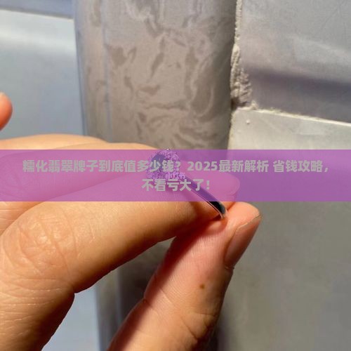 糯化翡翠牌子多少钱