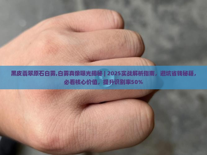黑皮翡翠原石白雾