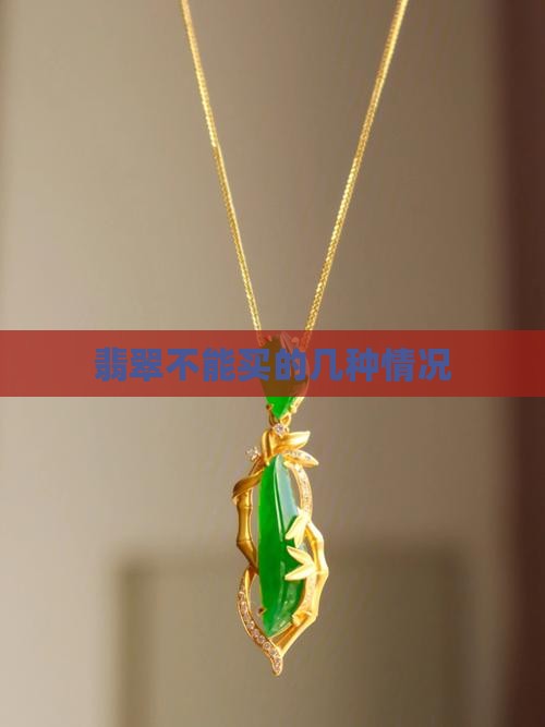 那种翡翠不能买