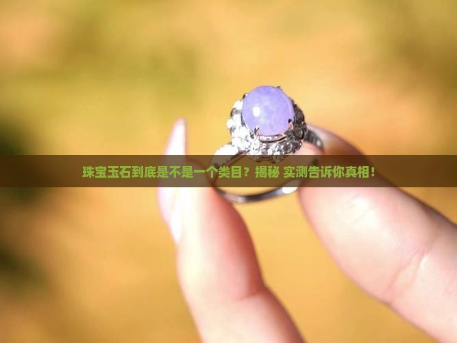 珠宝玉石是一个类目吗