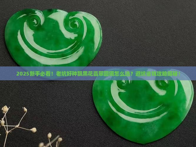 老坑好种飘黑花翡翠圆镯