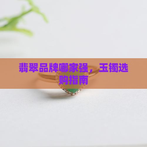翡翠镯子什么品牌好