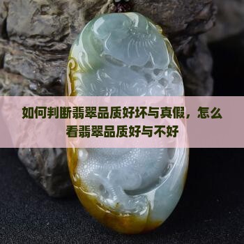 如何判断翡翠品质