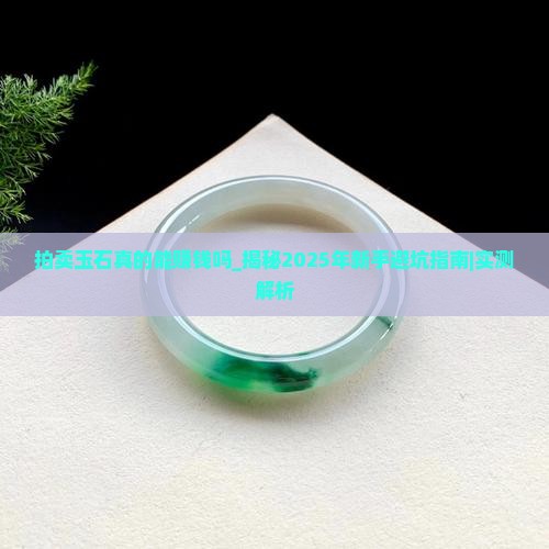 拍卖玉石真的能赚钱吗