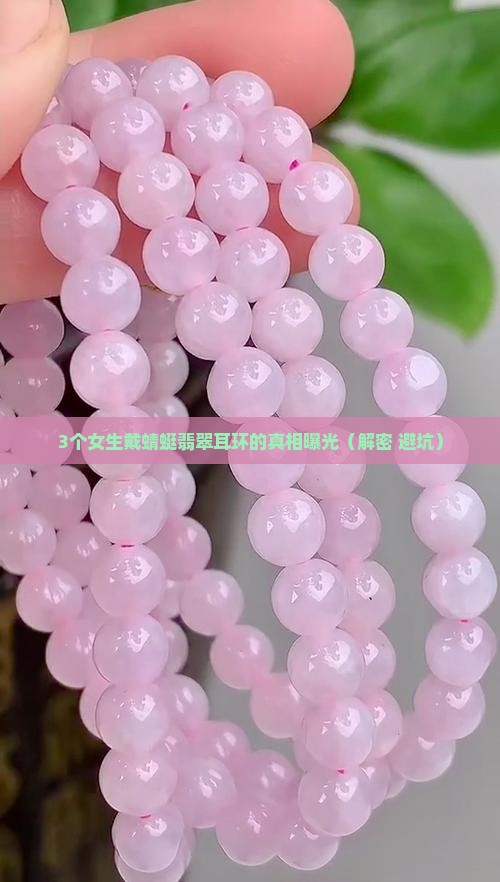 蜻蜓翡翠耳环寓意